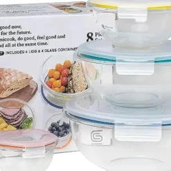 Clearance Nesting Borosilicate Glass Salad/Mixing Bowl Set - 8 - cozylivehome.com | we sell a wide range of comfortable household items Shop All