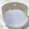 Best Sale New Round Cake Dome 10.5 Inch-White Marble - cozylivehome.com | we sell a wide range of comfortable household items Giftware