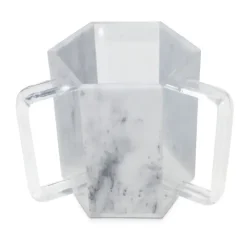 Cheap New Washing Cup Hex Shape -White Marble - cozylivehome.com | we sell a wide range of comfortable household items Shop All
