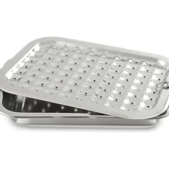 New Norpro Stainless Steel Broil/Roast Pan Set - cozylivehome.com | we sell a wide range of comfortable household items Shop All