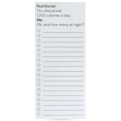 Cheap NUTRITION FUNNY LIST PAD - cozylivehome.com | we sell a wide range of comfortable household items Shop All