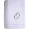 Cheap O - Cotton velour monogram towel - White - cozylivehome.com | we sell a wide range of comfortable household items Giftware