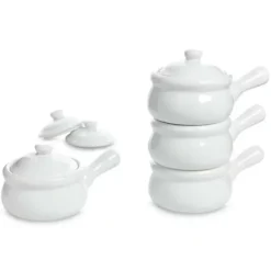 Shop ONION SOUP CROCK WHT - cozylivehome.com | we sell a wide range of comfortable household items Shop All