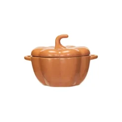 Discount Orange Stoneware Pumpkin Baker w/ Handles 2C - cozylivehome.com | we sell a wide range of comfortable household items Shop All