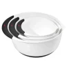 OXO 3pc Plastic Mixing Bowl Set w/ Black Handles - cozylivehome.com | we sell a wide range of comfortable household items^ Shop All