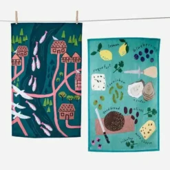 Clearance Oyster & Fish Dish Towel - cozylivehome.com | we sell a wide range of comfortable household items Shop All