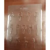 #90-p9661 LETTER A-M CHOCOPICK CHOCOLATE MOLD - cozylivehome.com | we sell a wide range of comfortable household items^ Shop All