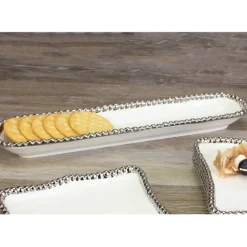Hot Pampa Bay Cracker Tray CER-1150-W - cozylivehome.com | we sell a wide range of comfortable household items Giftware