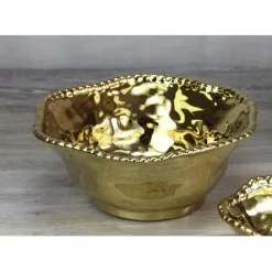 Cheap Pampa Bay Gold Salad Bowl Cer-1142-G - cozylivehome.com | we sell a wide range of comfortable household items Giftware