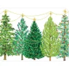 Online PAPER PLACEMATS RECT 12" XMAS TREES W/ LIGHTS - cozylivehome.com | we sell a wide range of comfortable household items Shop All