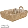 Store Paper Rope Vertical Weave Shelf Storage Basket W. Round Handles - 15x13x5 - cozylivehome.com | we sell a wide range of comfortable household items Shop All