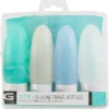 4PC 89ml Silicone Travel Bottles W. EVA Bag, Zipper & Hanger - cozylivehome.com | we sell a wide range of comfortable household items^ Shop All