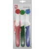Online 3-PC Paring Knife set. Red, Green, Blue Dairy Meat Parve. Serrated point. - cozylivehome.com | we sell a wide range of comfortable household items Housewares