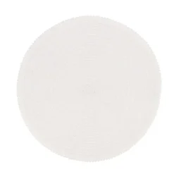 Pearl Trimmed Round Placemat White - cozylivehome.com | we sell a wide range of comfortable household items^ Shop All