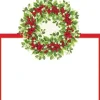 Discount PLACE CARD HOLLY BERRY WREATH - cozylivehome.com | we sell a wide range of comfortable household items Shop All
