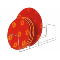 Outlet PLATE RACK 4-SECTION CHROME - cozylivehome.com | we sell a wide range of comfortable household items Shop All