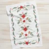 Fashion Poinsettia Cotton Dishtowel - cozylivehome.com | we sell a wide range of comfortable household items Shop All