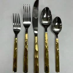 Best Sale Pond Gold Accent Flatware Service For 4 - cozylivehome.com | we sell a wide range of comfortable household items Shop All