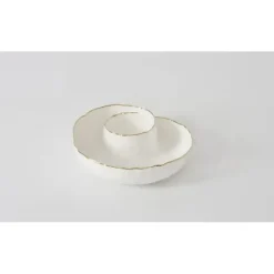 Fashion POR0012WG Round Chip & Dip - cozylivehome.com | we sell a wide range of comfortable household items Giftware