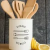 Fashion Powder-Coated Steel Utensil Crock - cozylivehome.com | we sell a wide range of comfortable household items Shop All