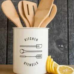 Fashion Powder-Coated Steel Utensil Crock - cozylivehome.com | we sell a wide range of comfortable household items Shop All