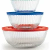 Store PYREX 6pc SCULPTURED BOWL SET- COVERED-1.3 qt, 2.3 qt, 4.5 qt - cozylivehome.com | we sell a wide range of comfortable household items Housewares