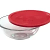 Outlet PYREX-MIXING BOWL-4qt w/RED COVER - cozylivehome.com | we sell a wide range of comfortable household items Housewares