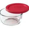 Best PYREX-ROUND-2cup-BAKE DISH-RED COV - cozylivehome.com | we sell a wide range of comfortable household items Shop All