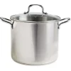 Best Sale 20QT STOCK POT,GLS LID, S/S - cozylivehome.com | we sell a wide range of comfortable household items Housewares