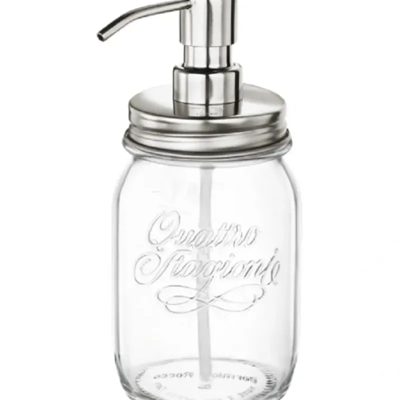 Cheap QUATTRO STAGIONI JAR W/STAINLESS STEEL PUMP 17oz - cozylivehome.com | we sell a wide range of comfortable household items Shop All