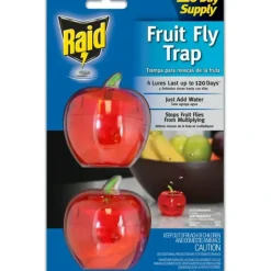 Flash Sale RAID-FRUIT FLY TRAP 2pk APPLE SHAPE - cozylivehome.com | we sell a wide range of comfortable household items Shop All