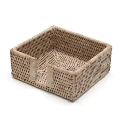 Cheap RATTAN COCKTAIL NAPKIN HOLDER WHITE WASH - cozylivehome.com | we sell a wide range of comfortable household items Shop All