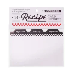 New RECIPE CARD DIVIDERS 3"x5" 24 PK - cozylivehome.com | we sell a wide range of comfortable household items Shop All