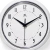 Outlet RETRO CLOCK 9.5" WHT - cozylivehome.com | we sell a wide range of comfortable household items Shop All