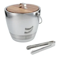 Cheap ROUND ICE BUCKET SET W/ TONGS - cozylivehome.com | we sell a wide range of comfortable household items Shop All