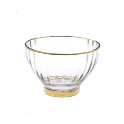 Flash Sale SB1044 9 glass straight line textured salad - cozylivehome.com | we sell a wide range of comfortable household items Giftware