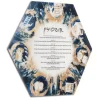 Clearance SD-H-US Sukkah Decoration - Hexagon Painted Ushpizen Navy & Gold - 16 - cozylivehome.com | we sell a wide range of comfortable household items Shop All