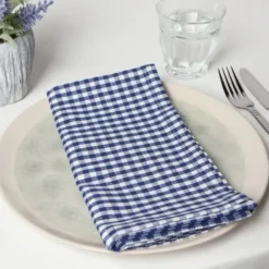 Cheap Second Spin Gingham Napkins Set of 4 - cozylivehome.com | we sell a wide range of comfortable household items Shop All