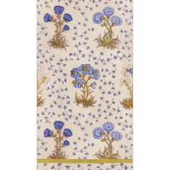 Best Sale SEMIS DE FLEURS BLUE GUEST TOWEL - cozylivehome.com | we sell a wide range of comfortable household items Shop All