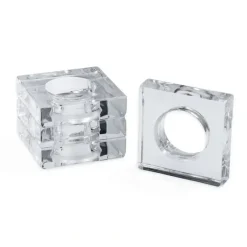 Discount Set of 4 Acrylic Napkin Rings - Crystal - cozylivehome.com | we sell a wide range of comfortable household items Shop All
