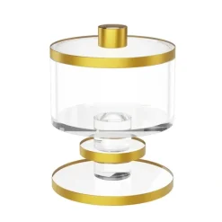 Clearance SHR01G ROUND SALT DISH – GOLD - cozylivehome.com | we sell a wide range of comfortable household items Giftware