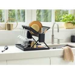 Store Sinkside Foldable Aluminium Dish Drying Rack - cozylivehome.com | we sell a wide range of comfortable household items Shop All