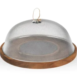 Outlet SLATE AND ACACIA CHEESEBOARD W/DOME - cozylivehome.com | we sell a wide range of comfortable household items Shop All