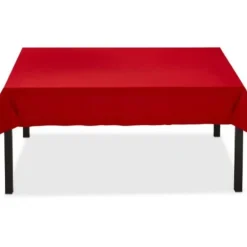 Online Slub Red Table Cloth - cozylivehome.com | we sell a wide range of comfortable household items Shop All