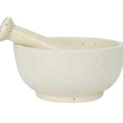 Cheap Speckled Stoneware Mortar & Pestle Set - cozylivehome.com | we sell a wide range of comfortable household items Shop All
