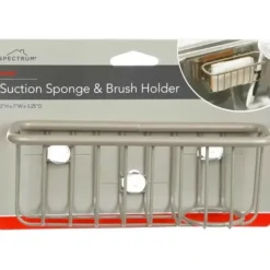 Discount Spectrum Euro Suction Sponge & Brush Holder - cozylivehome.com | we sell a wide range of comfortable household items Shop All
