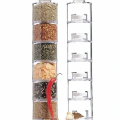 Best SPICE TOWER, Self Stacking Spice Bottles, Set/6 - cozylivehome.com | we sell a wide range of comfortable household items Shop All