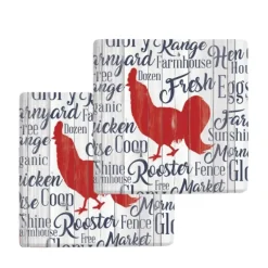 Online SQUARE ROOSTER 2 PACK - cozylivehome.com | we sell a wide range of comfortable household items Shop All
