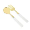 Sale SS2160 Set of 2 Gold Salad Severs with Acrylic Handles - cozylivehome.com | we sell a wide range of comfortable household items Giftware