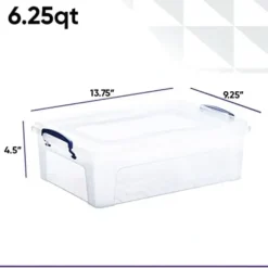 Cheap SsSuperio - 6.25 qt Storage Box - cozylivehome.com | we sell a wide range of comfortable household items Shop All